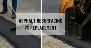 Asphalt Resurfacing Vs Replacement Which Is Better?
