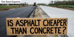Is Asphalt Cheaper than concrete?