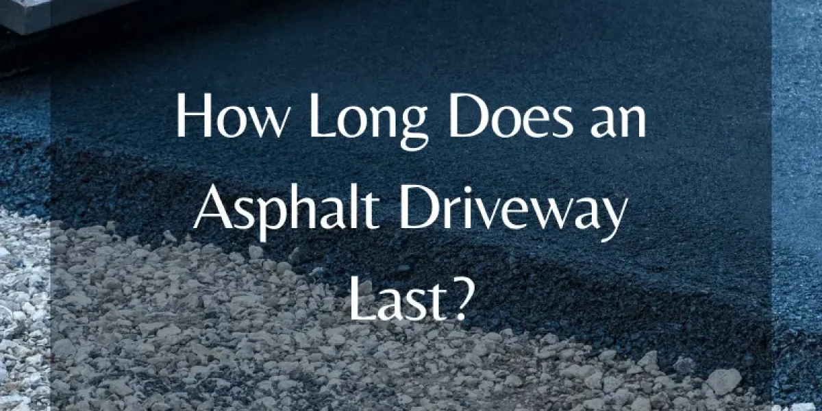 Asphalt driveway wear and tear signs